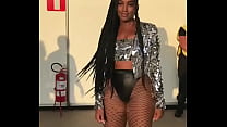 Singer Iza showing off her big hot ass