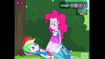 MLP - Clop - Pinkie Pie x Futa Rainbow Dash by PeachyPop34 (Sound Added, HD)