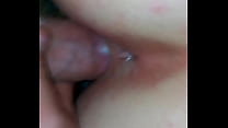 Creampie from back