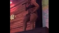 Singer takes off that panties on stage