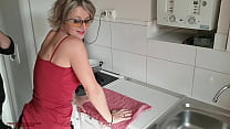 100% Amateur Over 45 Milf Spreads Her Legs For Step Son In Kitchen