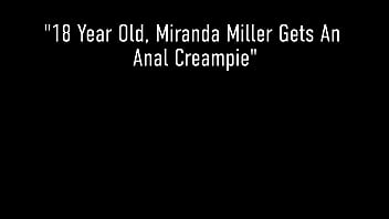 All Natural Coed Miranda Miller Gets Butt Fucked And Anal Creampied!