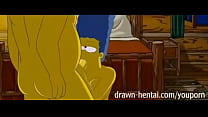 Homer and Marge fuck in Alaska while the forest watches